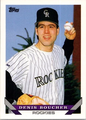 1993 Topps Denis Boucher #541 Colorado Rockies - Image 1 of 2