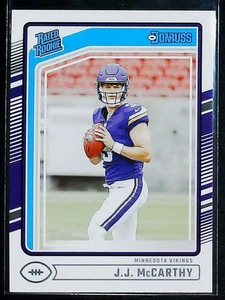 Donruss J.J. McCarthy #303 Minnesota Vikings 2024 - Imagen 1 de 2