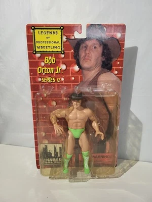 BOB ORTON JR. FIGURA DE ACCIÓN LEYENDAS DE LUCHA LIBRE PROFESIONAL SERIE 12 2000 Foto 1 de 2