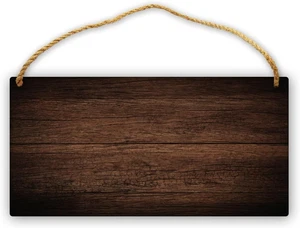 Individuelles Holzschild mit Text Name, personalisierte Holz Hausschilder individuell Welco - Bild 1 von 5