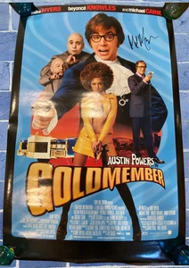 Austin Powers | Signed One Sheet Poster |  Mike Myers  | Gold Member - Picture 1 of 1