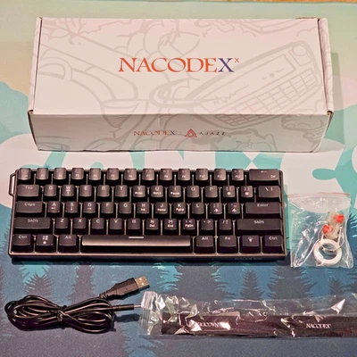 AJAZZ NK61 Mini 60% Wired Mechanical Keyboard, Red Switches, Black, Box Worn - Image 1 of 4