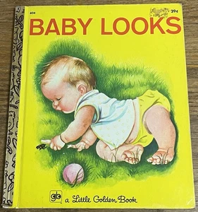 BABY LOOKS : Esther Wilkin : illus Eloise Wilkin : Little Golden Book : vintage - Picture 1 of 5