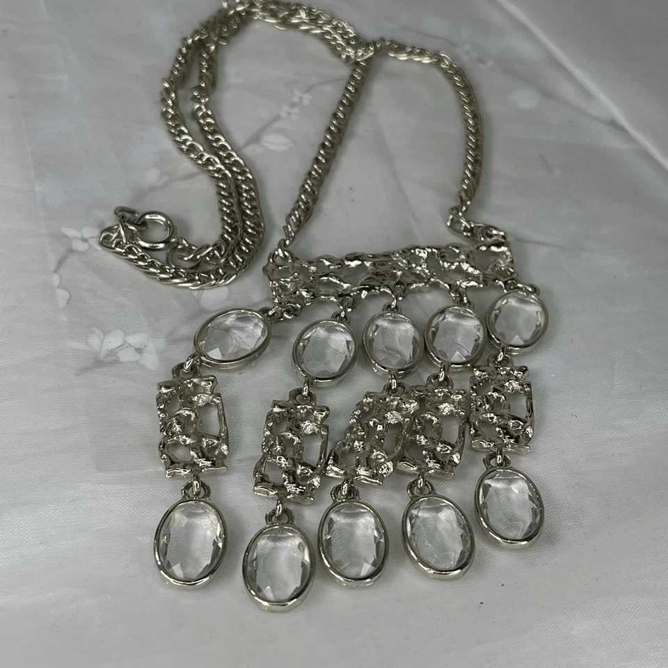 Colar de cristal estilo lustre vintage - Imagem 1 de 4