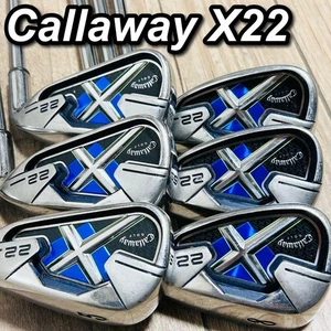 Callaway X-22 Irons #5-9,Pw(6Clubs)/NSPRO 950GH/Flex:Regular/ Iron set - Picture 1 of 9