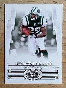 2007 Donruss Threads #109 Leon Washington - Picture 1 of 2
