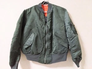 Chaqueta de Vuelo ALPHA INDUSTRIES MA-1 EE. UU. XL De Colección Usada - Envío desde Japón - Imagen 1 de 14