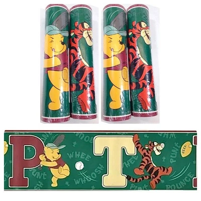 4 Rolls Winnie the Pooh Tigger Wallpaper Border Sports Football Baseball 5yds Ea - Image 1 of 4