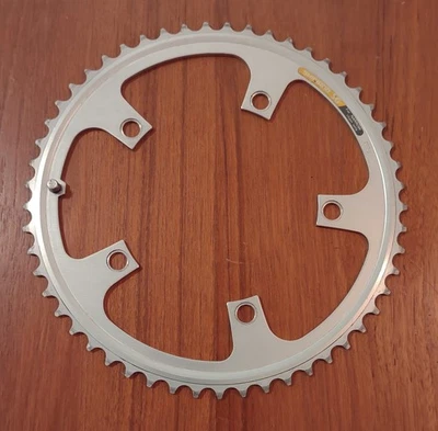 Plato de bicicleta Shimano 5x perno 53 dientes 130 mm bcd color plata ciclismo  Foto 1 de 4