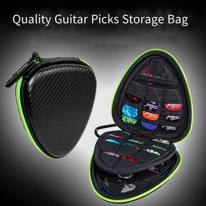 Compact Hard EVA Guitar Pick Storage Case Portable for Travel and Storage - Picture 1 of 15