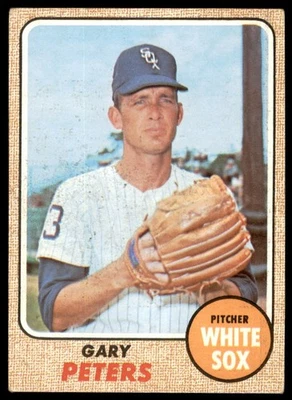 1968 Topps Gary Peters Chicago White Sox #210 en muy buen estado/excelente Foto 1 de 2