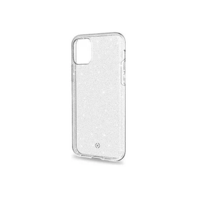 Celly Sparkle custodia per cellulare 15,5 cm (6.1) Cover Trasparente, Bianco - Immagine 1 di 4