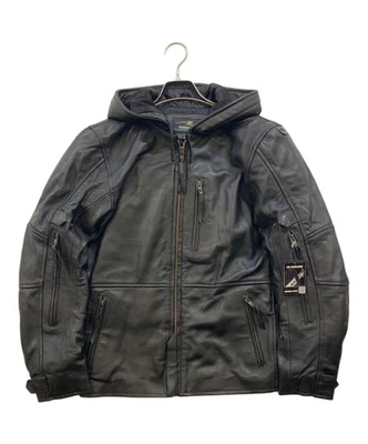 ROUGH&ROAD Lambskin biker jacket Size: S Black Men - Image 1 of 4