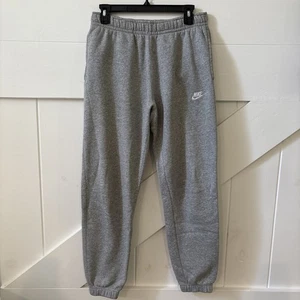 Nike Club Fleece Joggers SweatPants Gray Men's Size Small Pocket Activewear - Picture 1 of 13