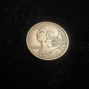 1966 Republic Francais FRANCE 20 CENTIMES - International French World Coin - Picture 1 of 7