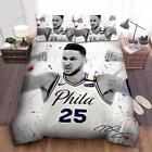 Philadelphia 76ers Ben Simmons Stay Strong Quilt Duvet Cover Set Home Textiles
