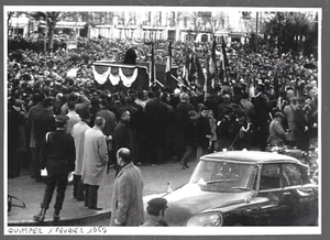 2017  --  QUIMPER . 1e FEVRIER 1969 . DISCOURS DE DE GAULLE . 4B250 - Imagen 1 de 1