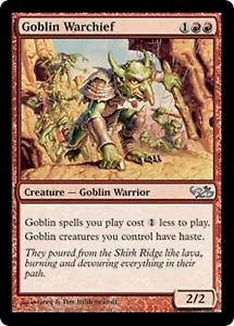 *MRM* ENG Chef de guerre gobelin ( Goblin Warchief ) MTG Duel deck - Picture 1 of 1