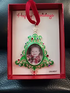 Family Keepsake By Haskell Holiday Picture Holder Christmas Ornament, Tree - Picture 1 of 13