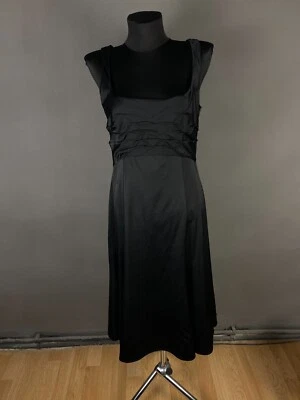 Vestido para mujer Emporio Armani sin mangas Italia negro talla 44 Foto 1 de 4