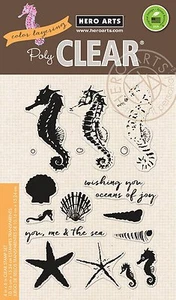 Hero Arts Farbschicht Seepferdchen Clear Stamps 4"X6" - Bild 1 von 1