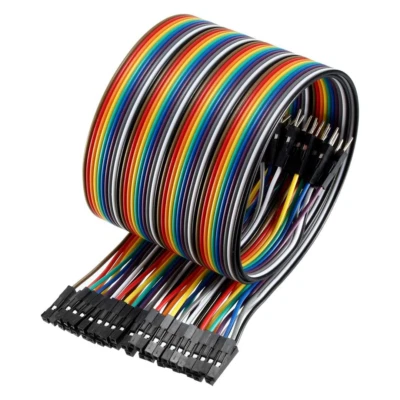 40x Cables 40cm Macho Hembra jumper dupont 2,54 arduino protoboard Arduino - Imagen 1 de 3