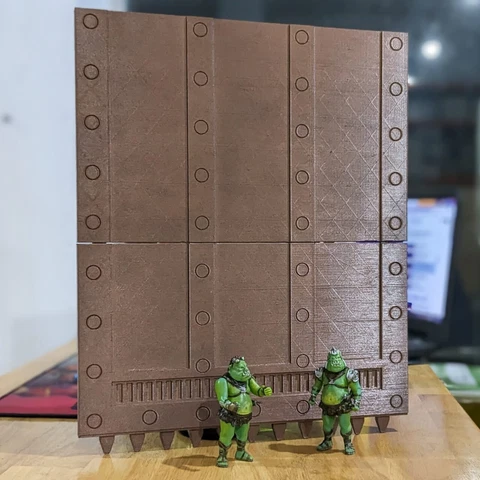 Rancor Pit Door for 3.75 in (1:18) Figure Diorama Cover
