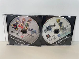 Kingdom Hearts 1 & 2 Bundle (Sony PlayStation 2, PS2) Discs Only - Lot is TESTED - Picture 1 of 1