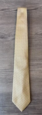 LAURANT BENNET 61"  Long 100% Micro Fiber Polyester Tie Men's  Gold - Image 1 of 4