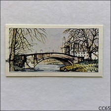 Lamberts Tea Card Historic East Anglia 1961 #24 King's College Bridge (CC65)