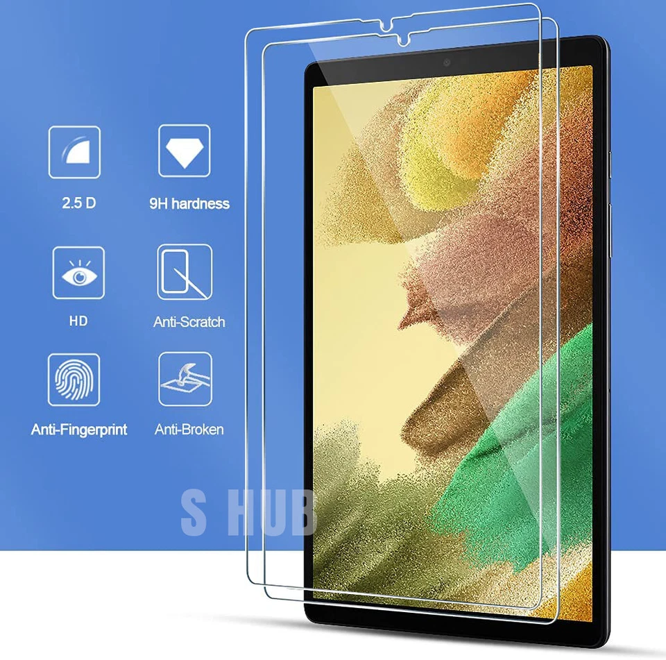 9H Screen Protector Tempered Glass For Samsung Galaxy Tab A7 Lite 8.7" Inch 2021 - Image 1 of 1