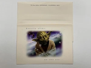 LUCASFILM HOLIDAY CHRISTMAS CARD 2002 VINTAGE STAR WARS EMPLOYEE XMAS CARD - Picture 1 of 6