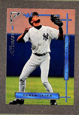 1996 Topps Gallery Baseball #143 Derek Jeter "The Futurists" Insert - Yankees