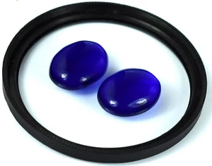 Coppia Pietre Preziose Spinello Blu Tanzania 100% Naturali 20-22 Ct Ovali Certificate Cabochon - Foto 1 di 7