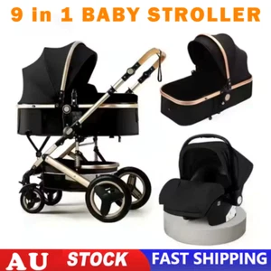 💥Stroller Luxury Stroller Folding Baby Stroller Baby Cradle Portable Stroller - Picture 1 of 13