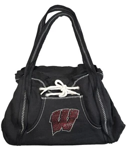 Wisconsin Badgers Handtasche NCAA University Madison UWM schwarz Strass Sweatshirt - Bild 1 von 9