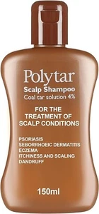 Polytar Scalp Shampoo Treats Psoriasis Seborrhoeic Dermatitis Eczema Dandruff