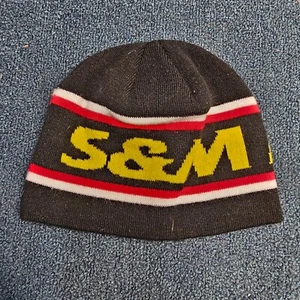 S&M Bikes Knit Winter Beanie Hat Bicycle Adult Bike Cap S & M SM V3a - Picture 1 of 7