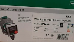 WILO-STRATOS PICO 25/1-4-130-(ROW) POMPA AD ALTA EFFICIENZA ART. 4132466 - Picture 1 of 3