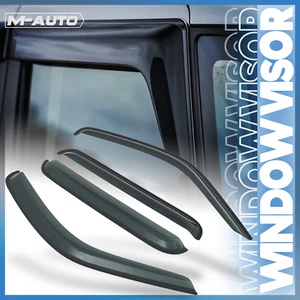 Window Visor Shade Vent Sun Wind Rain Deflector Smoke for 2002-2007 Jeep Liberty - Picture 1 of 6