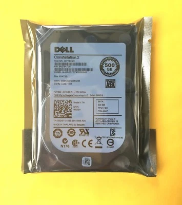 Dell  500GB 7.2K 2.5" SP 6G SATA ST9500620NS HDD HARD DRIVE - Image 1 of 2