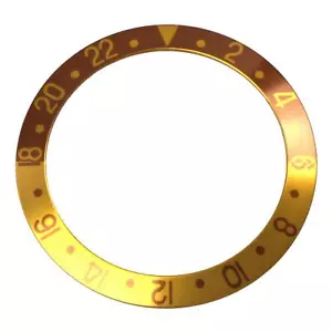 Bezel inlay brown/gold compatible with Rolex GMT-Master I 1675/3 16753 - Picture 1 of 1