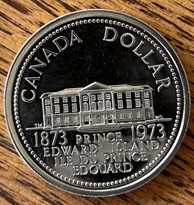 Canada 1973  $1.00 Coin -Prince Edward Island - Rare - Excellent Condition - RCM - Bild 1 von 2