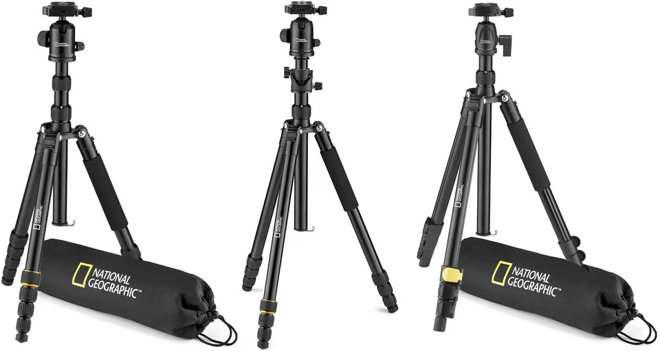 National Geographic Foto Stativ Reisestativ Set, Schnellwechselplatte, Kugelkopf - Bild 1 von 1