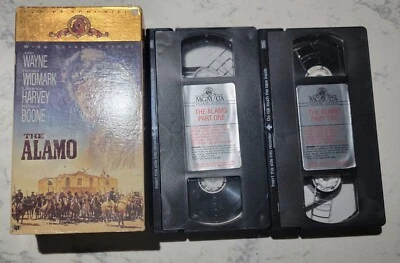 The Alamo VHS 2-tape set John Wayne Wide screen format 1988 re-release - Изображение 1 из 2