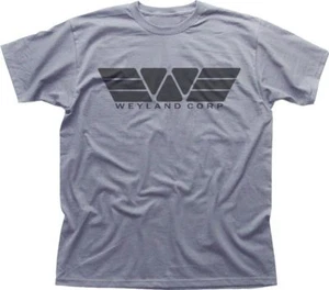 T-Shirt WEYLAND Corporation Corp YUTANI ALIENS PROMETHEUS hellgrau 9868 - Bild 1 von 2
