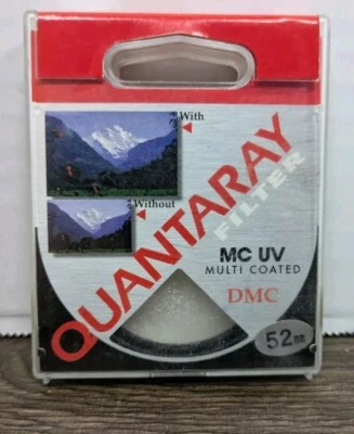 Quantaray UV 52mm Camera Lens Filter DMC Multi-Coated in Box 24-166-5827 - Image 1 of 4