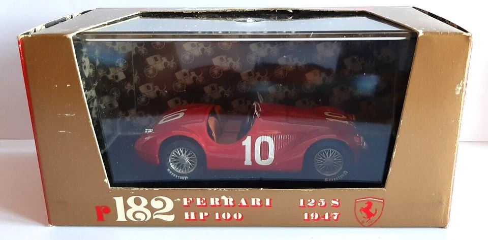 R182 FERRARI 125S HP100 1947 - BRUMM SERIE ORO - SCALA 1/43 - Immagine 1 di 1