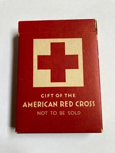 Vintage 1945 American Red Cross Deck of Playing Cards- Aviator Playing Cards - Picture 1 of 6
