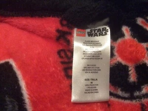 LEGO STAR WARS Fleece PJ Pajama Bath Robe Boy/Girl Size M - Picture 1 of 3
